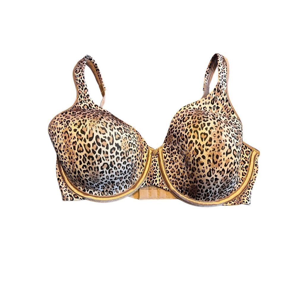 Bali woman’s 36DD leopard cheetah print wired bra 3470